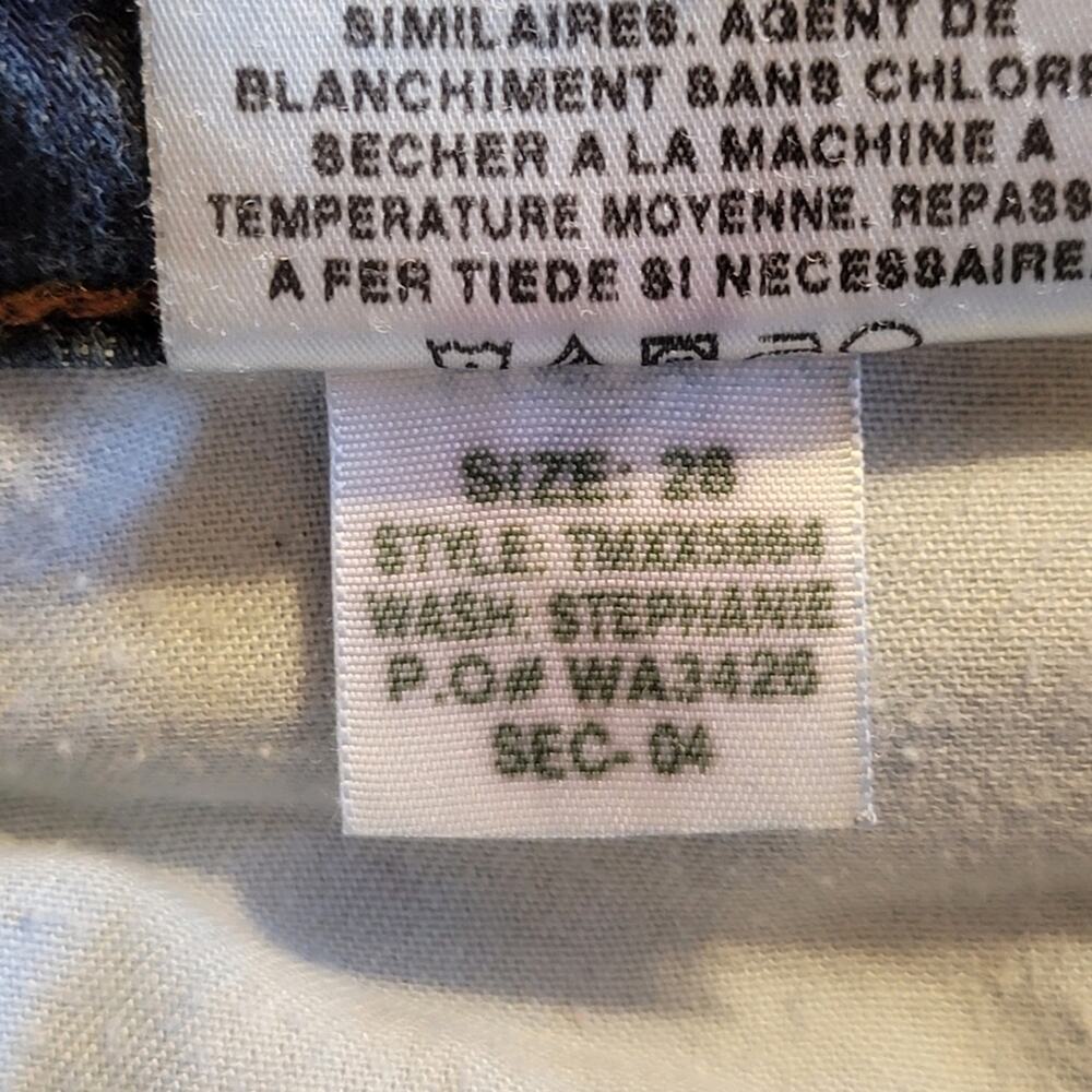 JOE'S Jeans Visionaire Flare Denim Jean Stephanie Dark Wash Mid Rise Stretch 28 - Picture 12 of 13